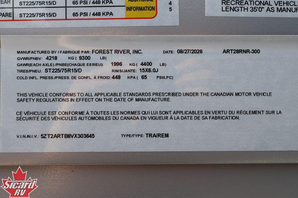 2027 FOREST RIVER AURORA 28RNR
