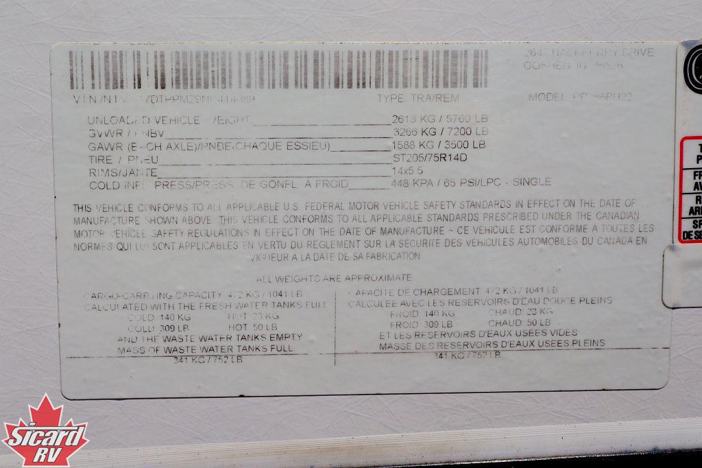 2022 KEYSTONE PASSPORT SL SERIES 268BH