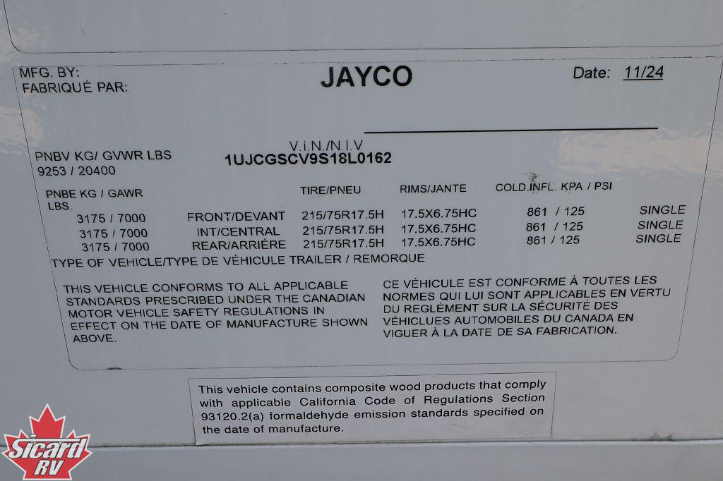 2025 JAYCO SEISMIC 395