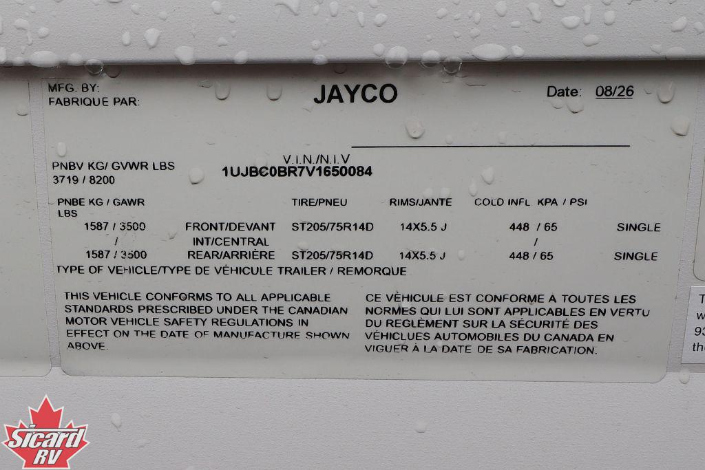 2027 JAYCO JAY FLIGHT 263BHS