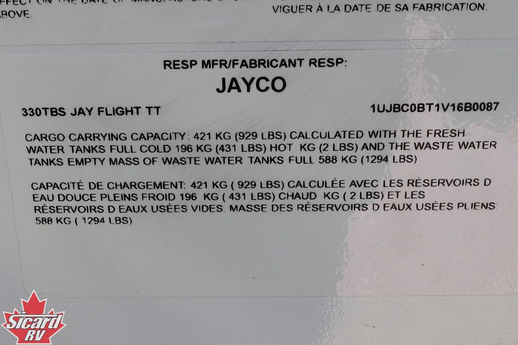 2027 JAYCO JAY FLIGHT 330TBS