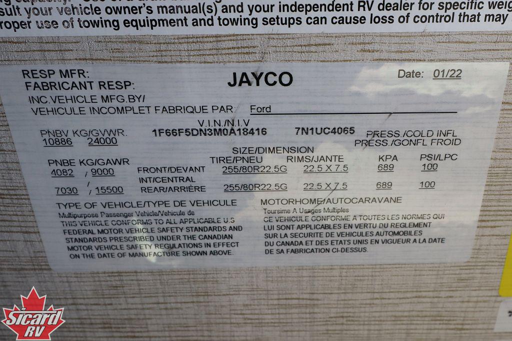 2022 JAYCO PRECEPT 36C