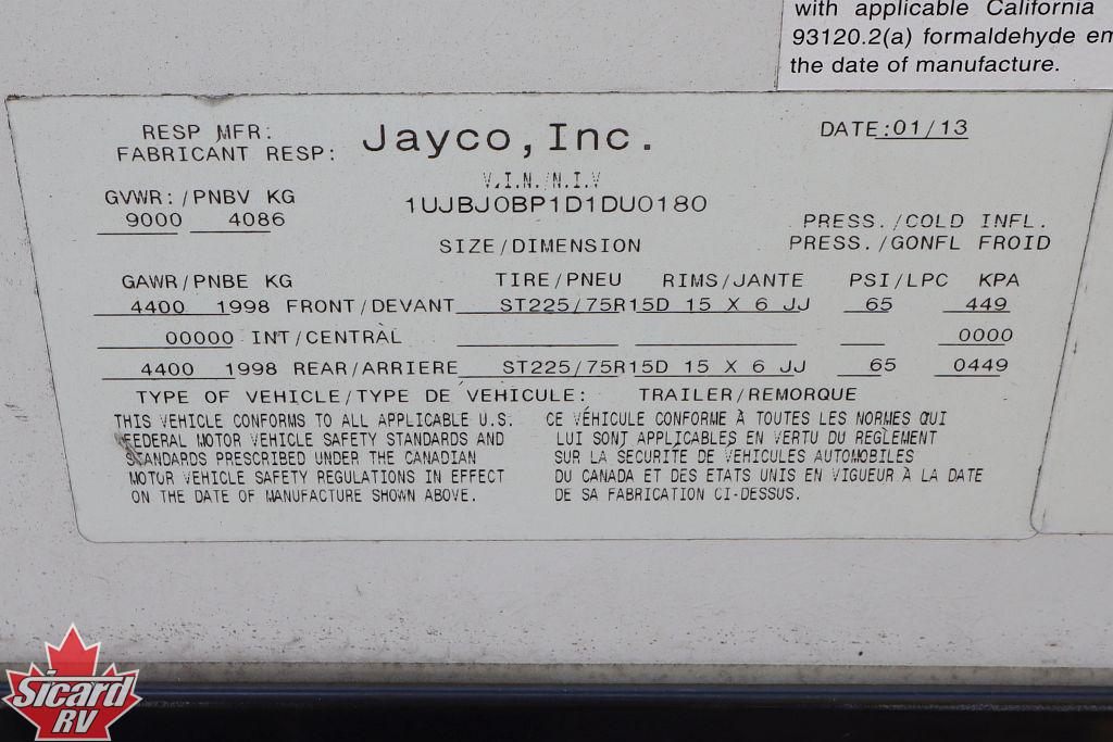 2013 JAYCO EAGLE 284BHS