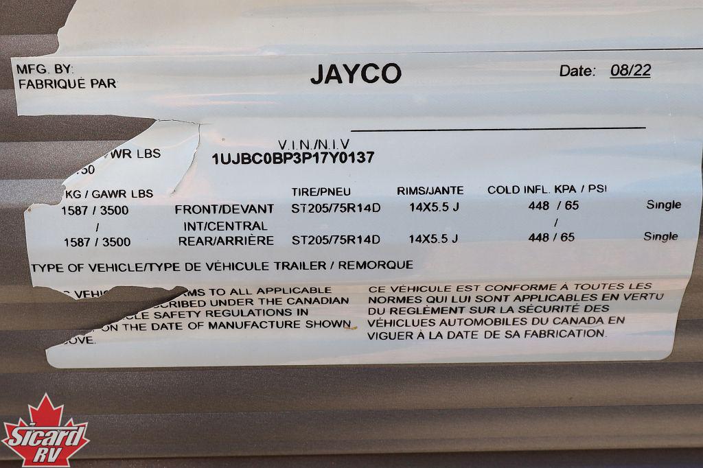 2023 JAYCO JAY FLIGHT 265RLS