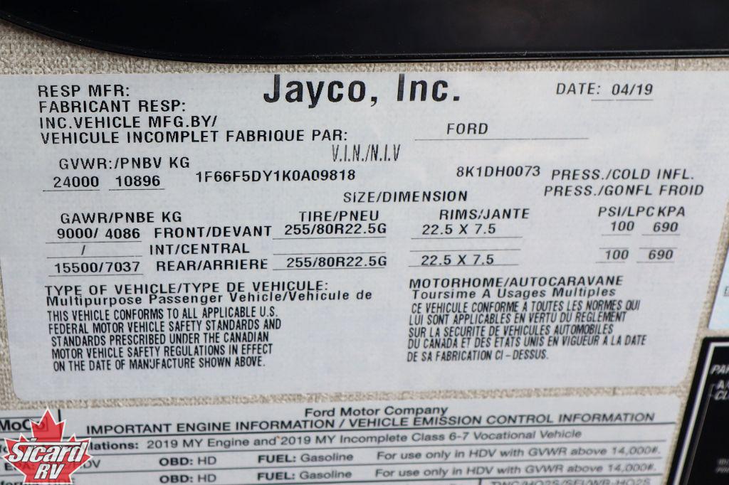 2019 JAYCO PRECEPT PRESTIGE 36H