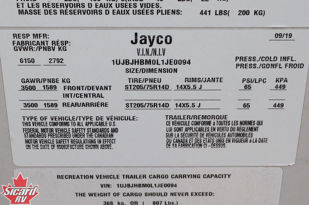 2020 JAYCO JAY FEATHER X23E
