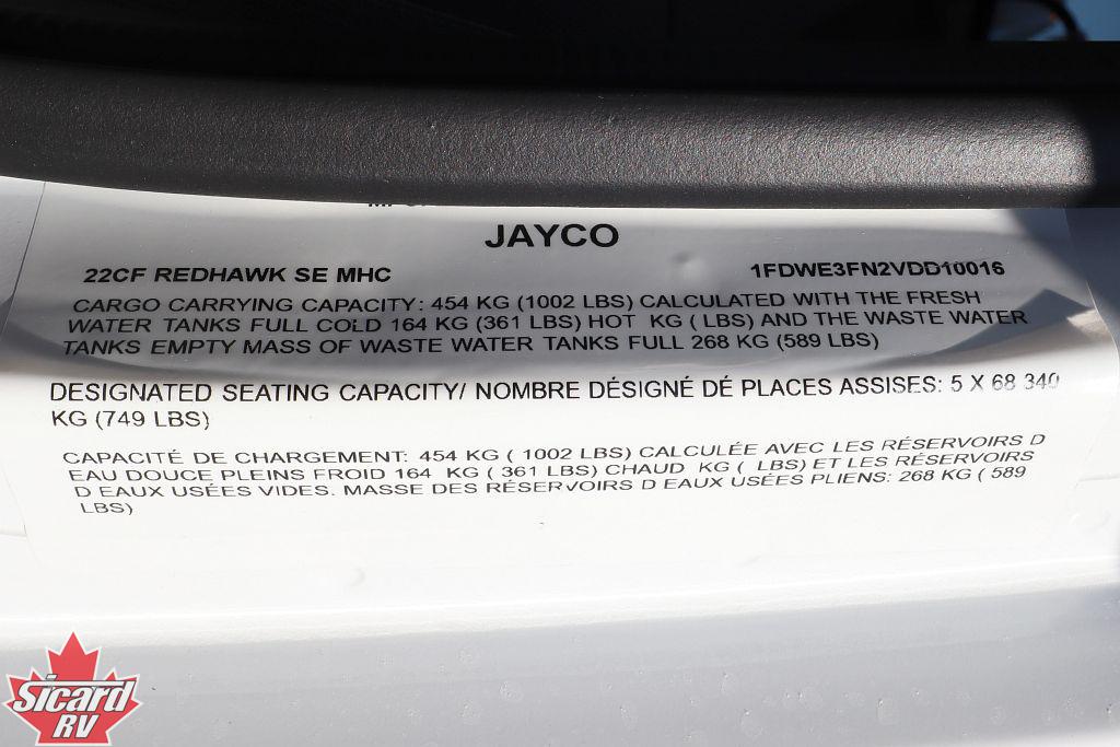 2027 JAYCO REDHAWK SE 22CF