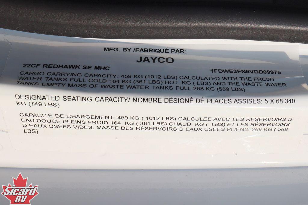 2027 JAYCO REDHAWK SE 22CF