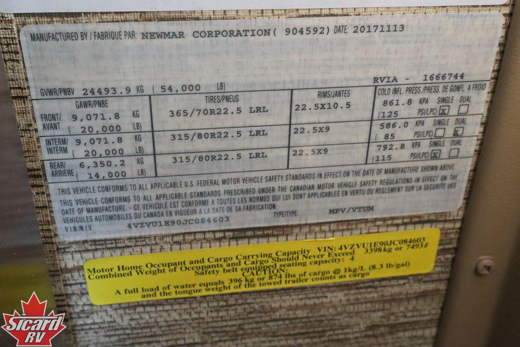 2018 NEWMAR MOUNTAIN  AIRE 4534