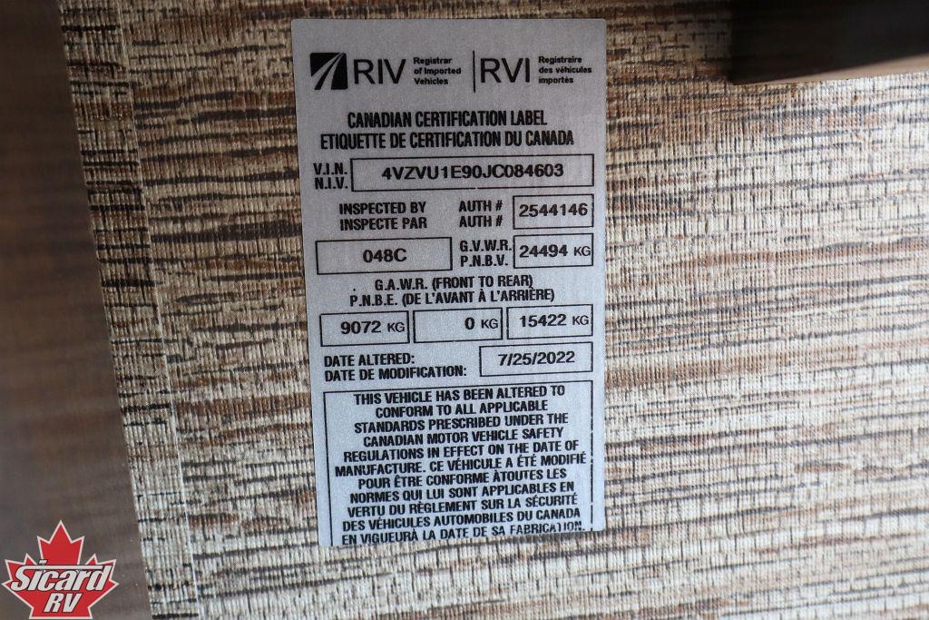 2018 NEWMAR MOUNTAIN  AIRE 4534