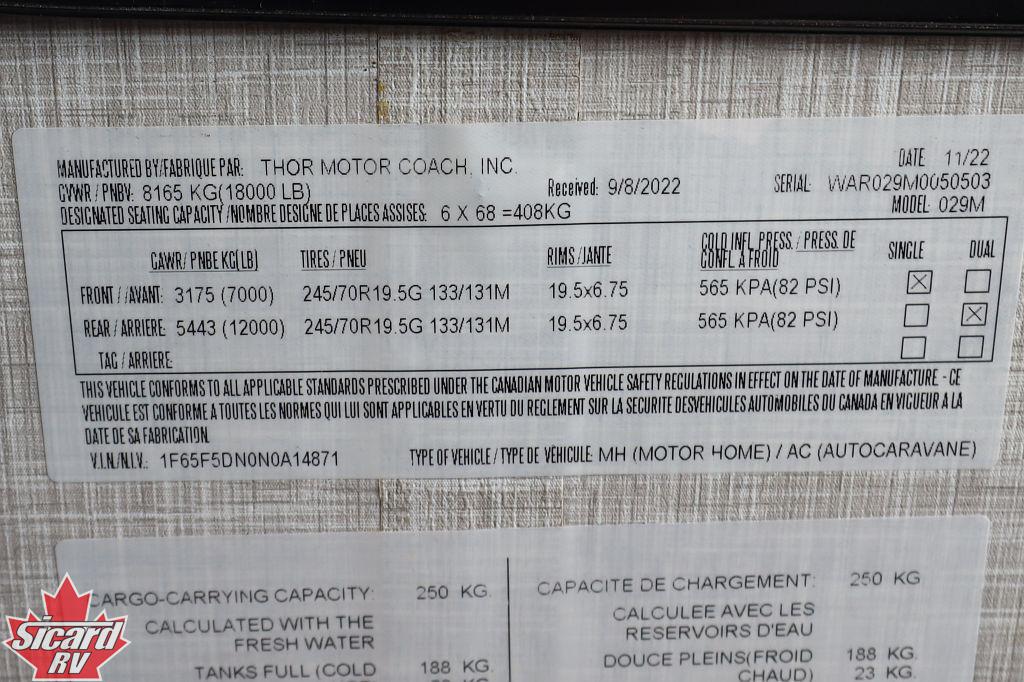 2023 THOR WINDSPORT 29M
