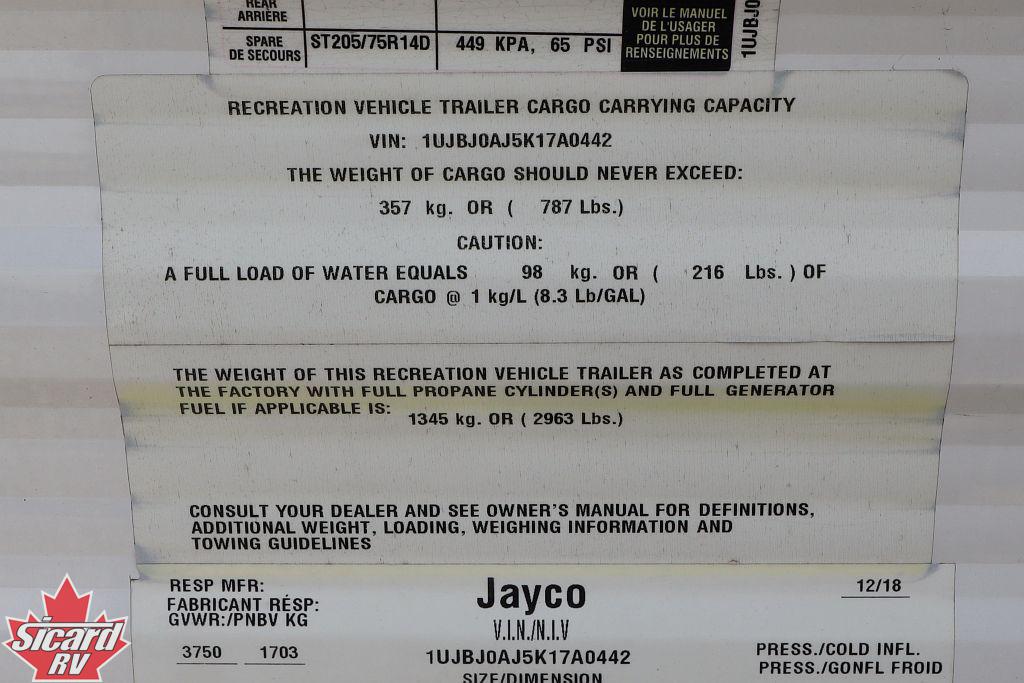 2019 JAYCO JAY FLIGHT SLX 7 195RB