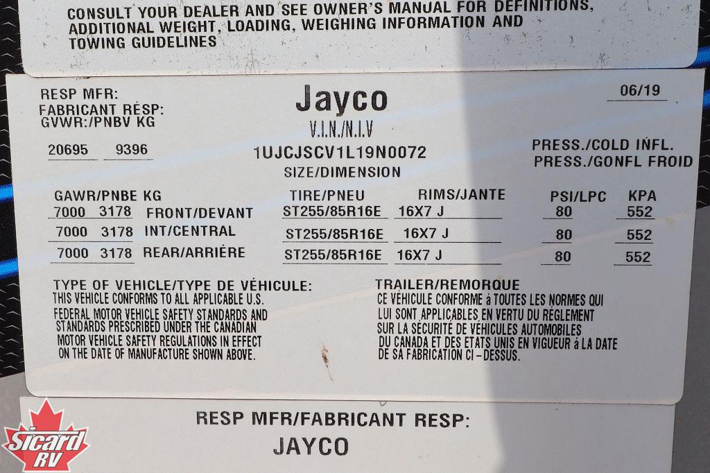 2020 JAYCO SEISMIC 4113