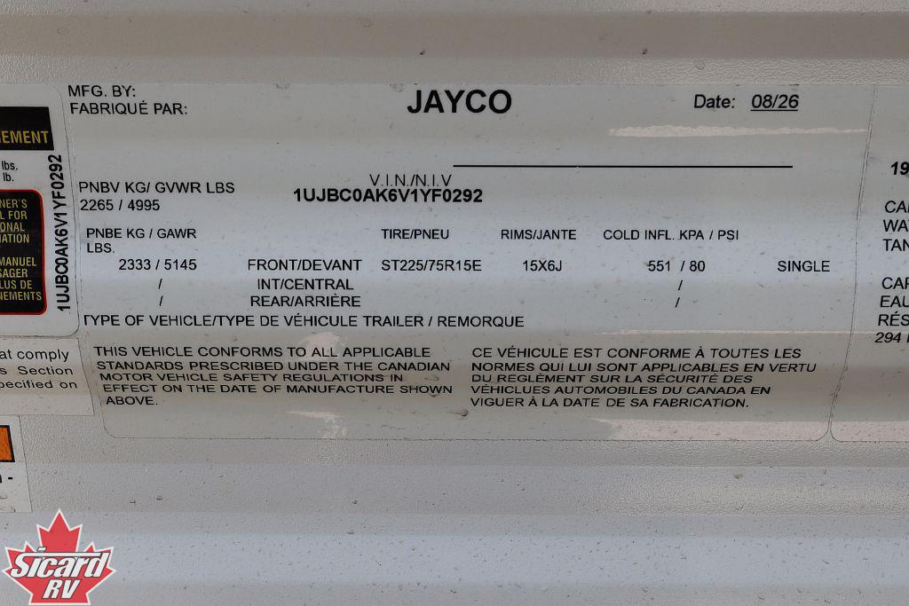 2027 JAYCO JAY FLIGHT 197MB