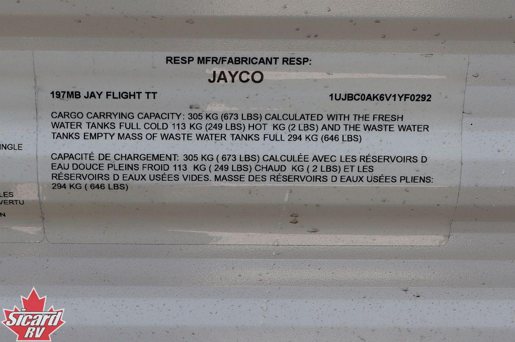 2027 JAYCO JAY FLIGHT 197MB