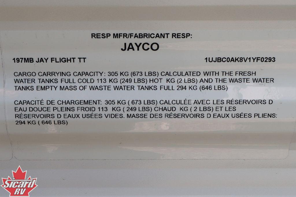 2027 JAYCO JAY FLIGHT 197MB