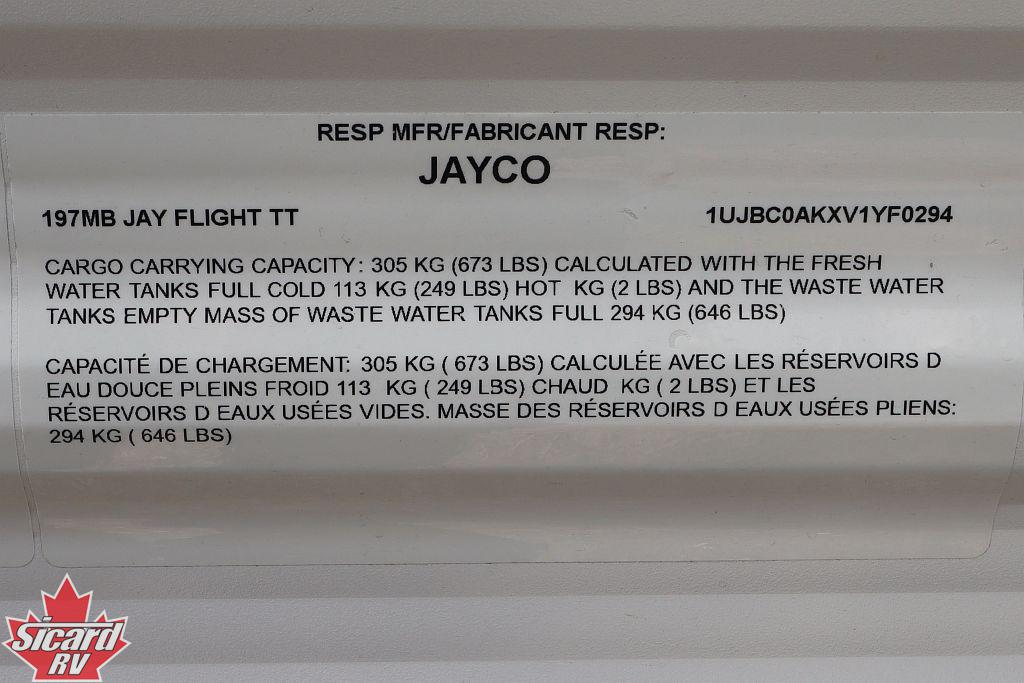 2027 JAYCO JAY FLIGHT 197MB