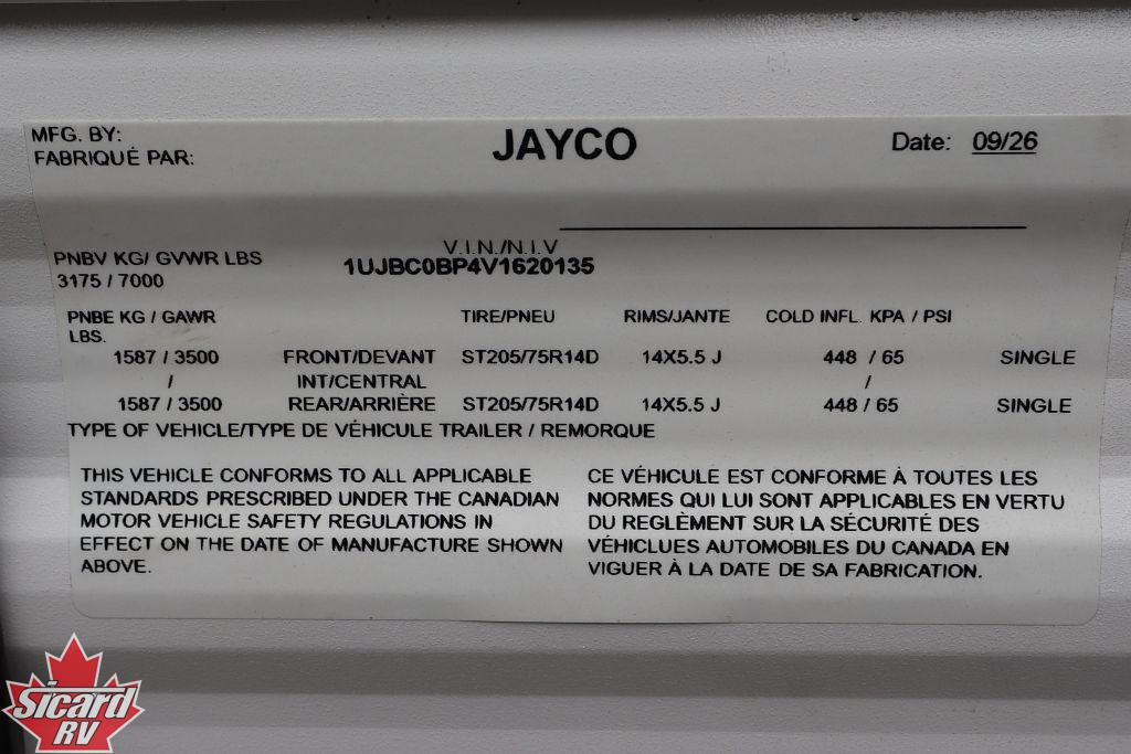 2027 JAYCO JAY FLIGHT SPORT 270BHS