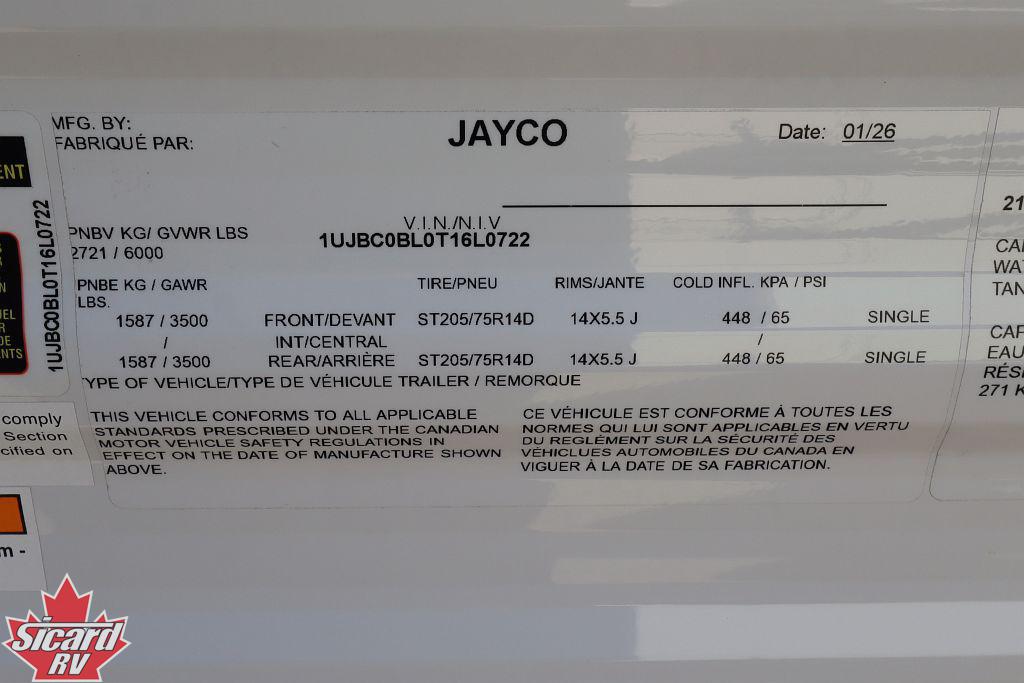 2026 JAYCO JAY FLIGHT SLX 210QB