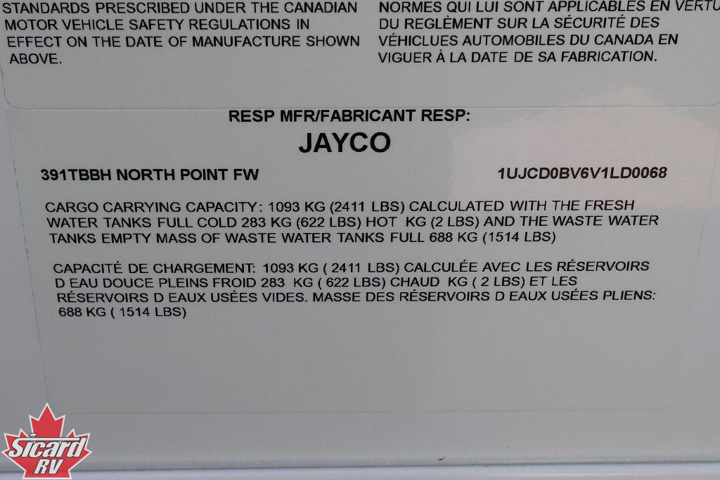 2027 JAYCO NORTH POINT 391TBBH