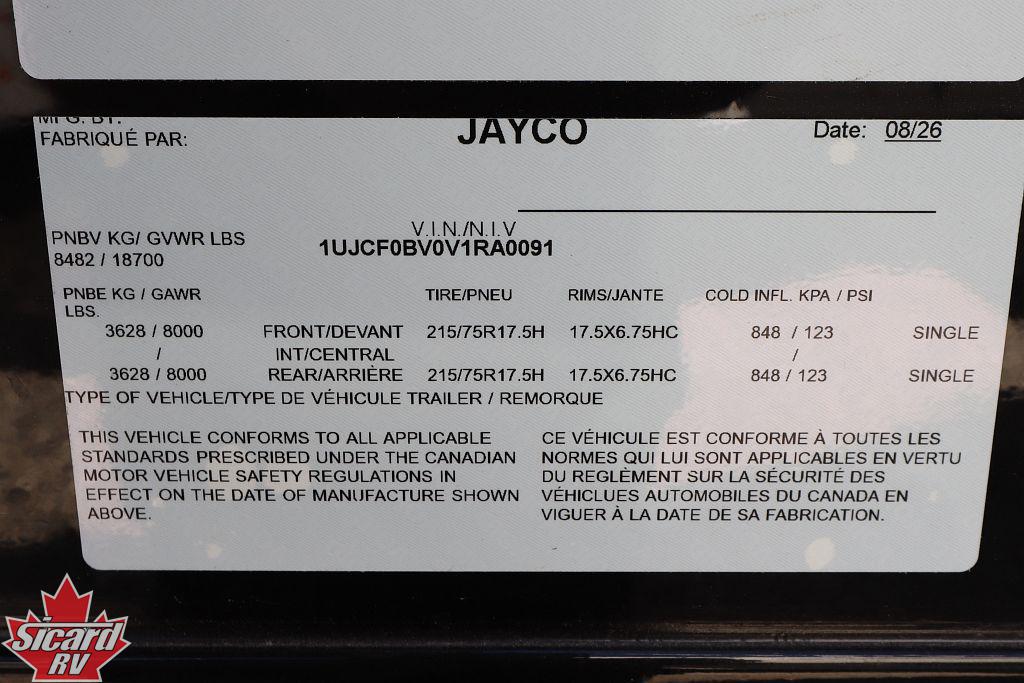 2027 JAYCO PINNACLE 39FBRL