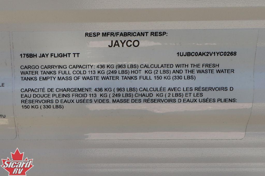 2027 JAYCO JAY FLIGHT 175BH
