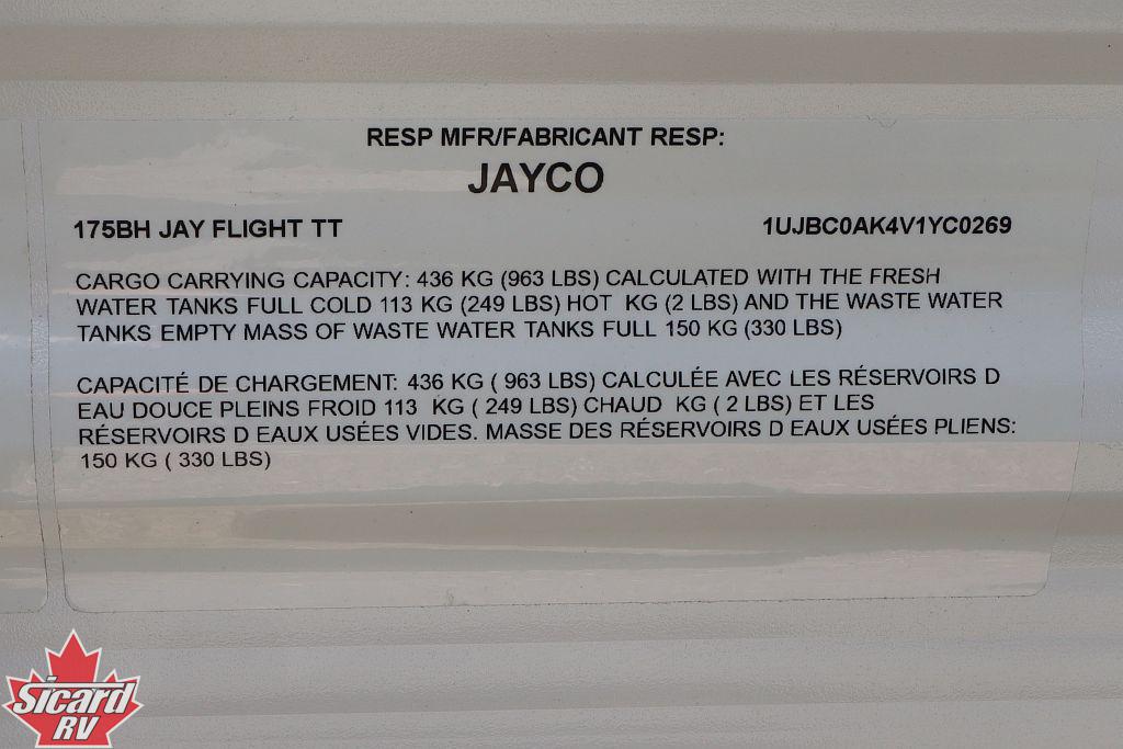 2027 JAYCO JAY FLIGHT 175BH