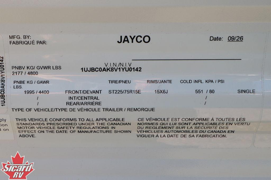 2027 JAYCO JAY FLIGHT 180LK