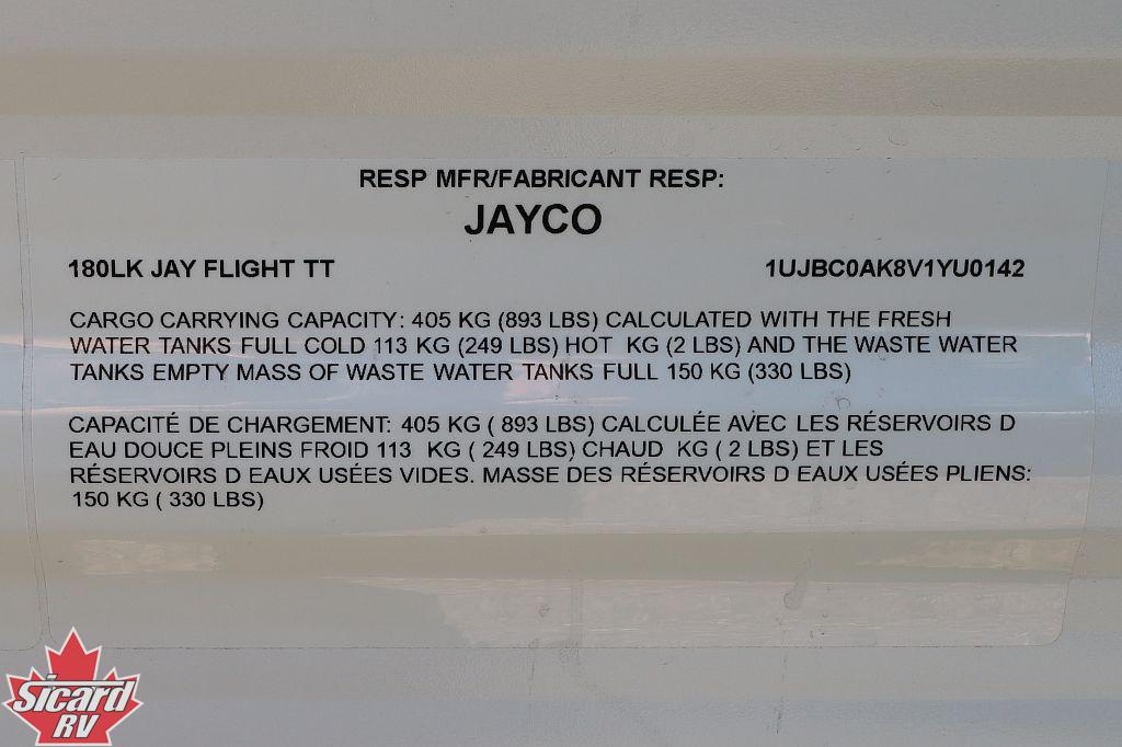 2027 JAYCO JAY FLIGHT 180LK
