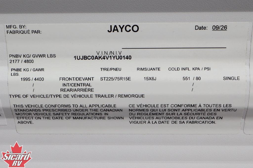 2027 JAYCO JAY FLIGHT 180LK