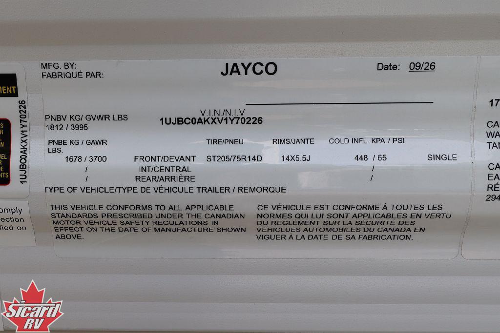 2027 JAYCO JAY FLIGHT 172DB