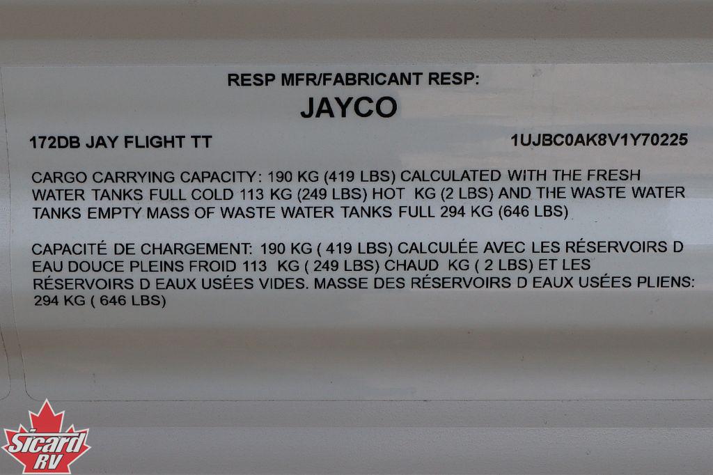 2027 JAYCO JAY FLIGHT 172DB