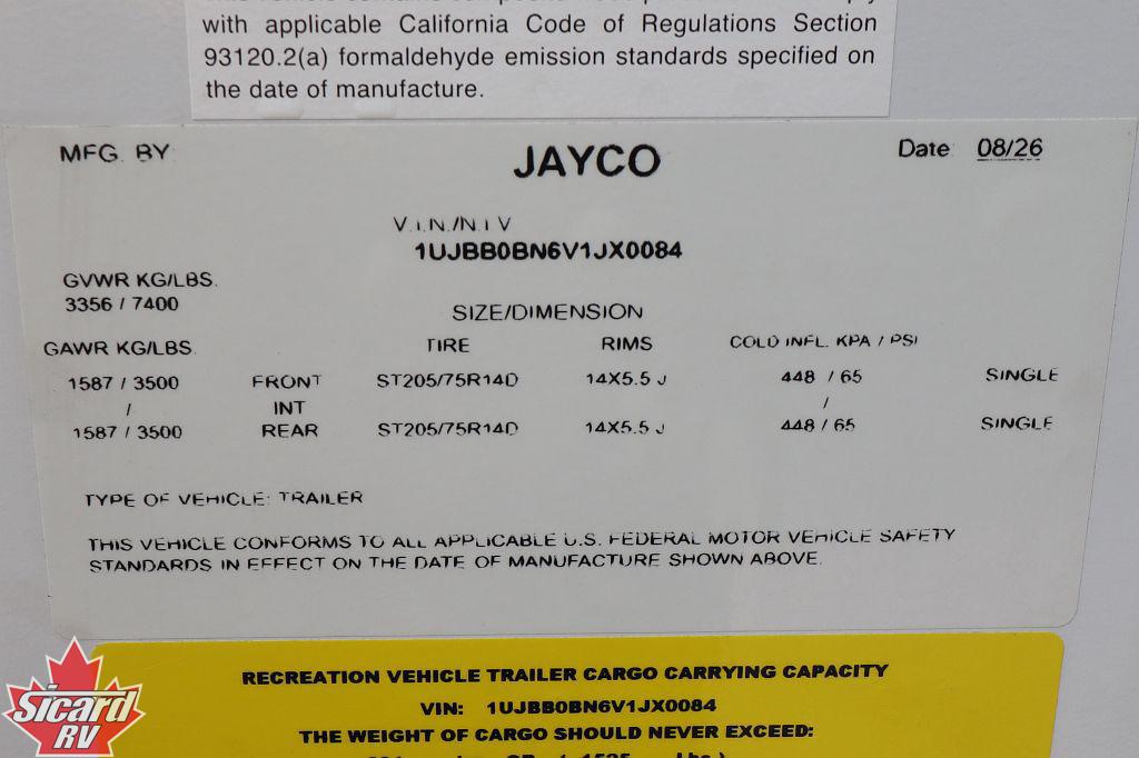 2027 JAYCO JAY FEATHER 23RK