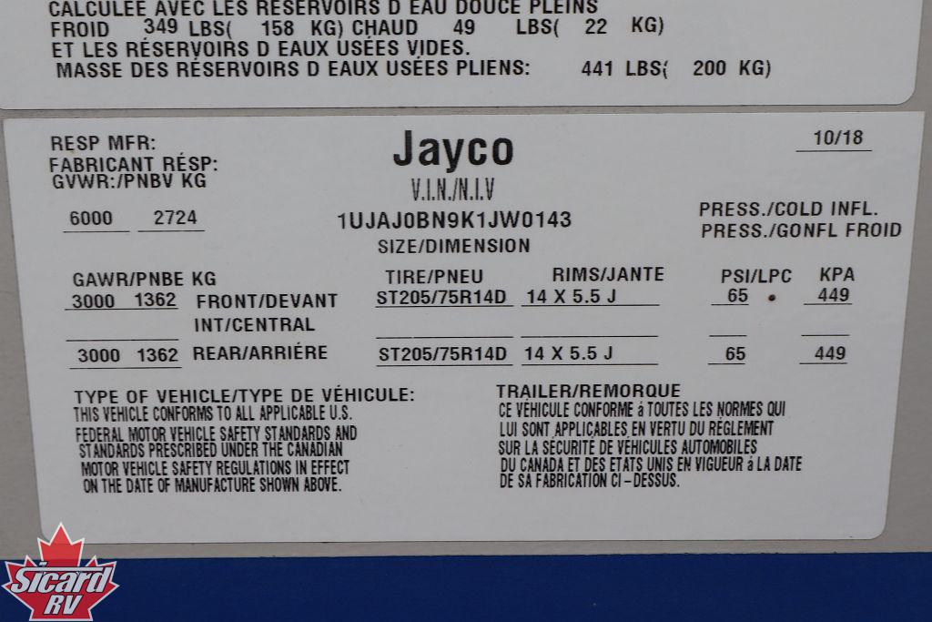 2019 JAYCO JAY FEATHER 23RB