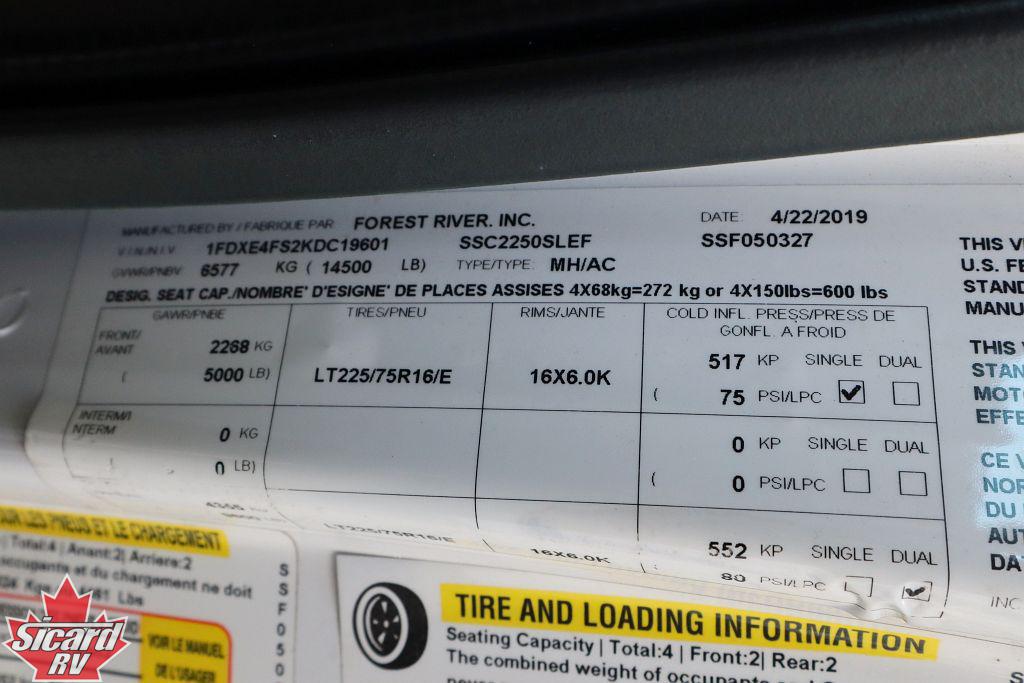 2020 FOREST RIVER SUNSEEKER LE 2250LE