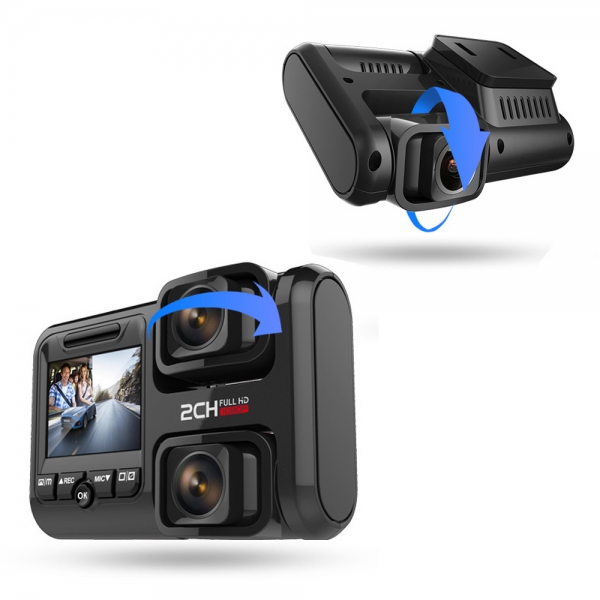 Dual FHD Car DVR Cam 2CH FULL HD 1080P