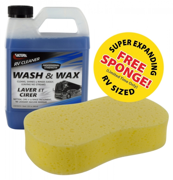 Valterra  Car Wash; Liquid; With Wax; 64oz