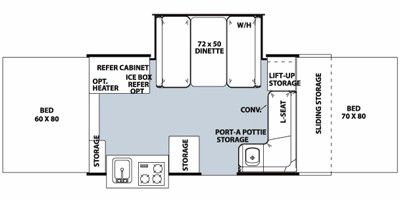 2010 FOREST RIVER FLAGSTAFF 425D (bunks)