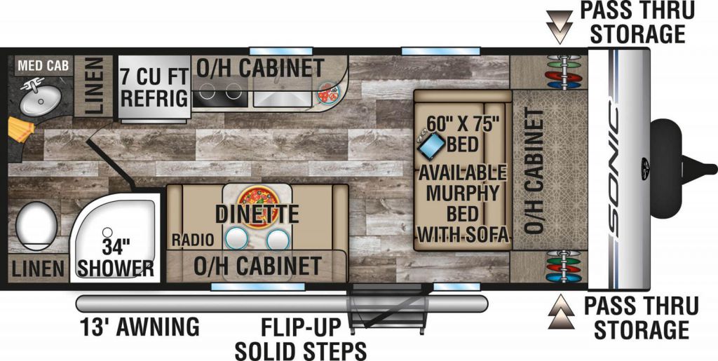 2020 VENTURE SONIC 190VRB