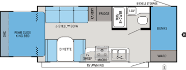 2012 JAYCO JAYFEATHER X213 (bunks) Floorplan