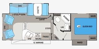 2012 JAYCO EAGLE 265RLS (couples) Floorplan