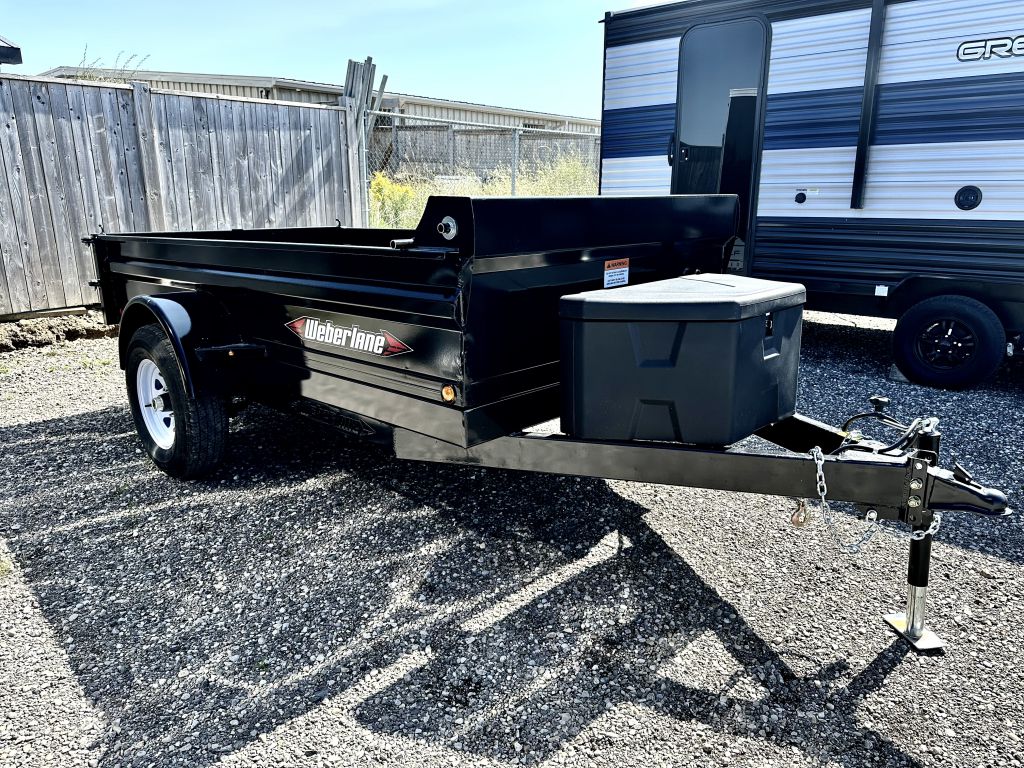 2024 Weberlane 5x10 single axle dump trailer 5200lbs axle