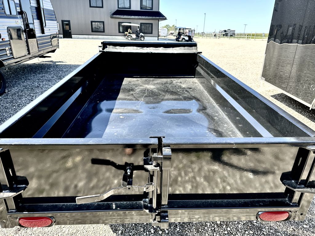 2024 Weberlane 5x10 single axle dump trailer 5200lbs axle