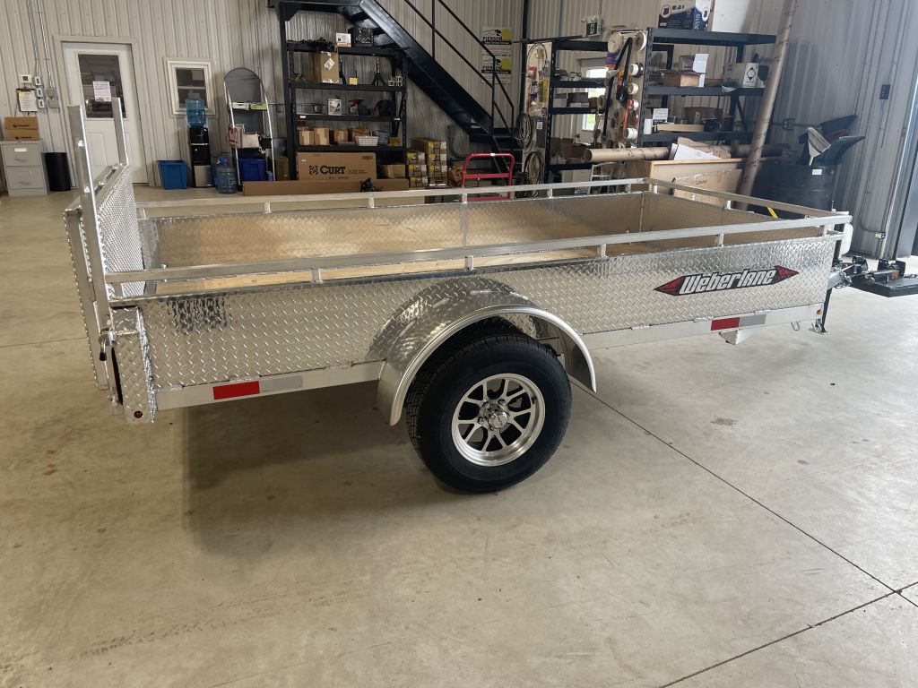 2024 Weberlane 5 x10 single axle utility trailer