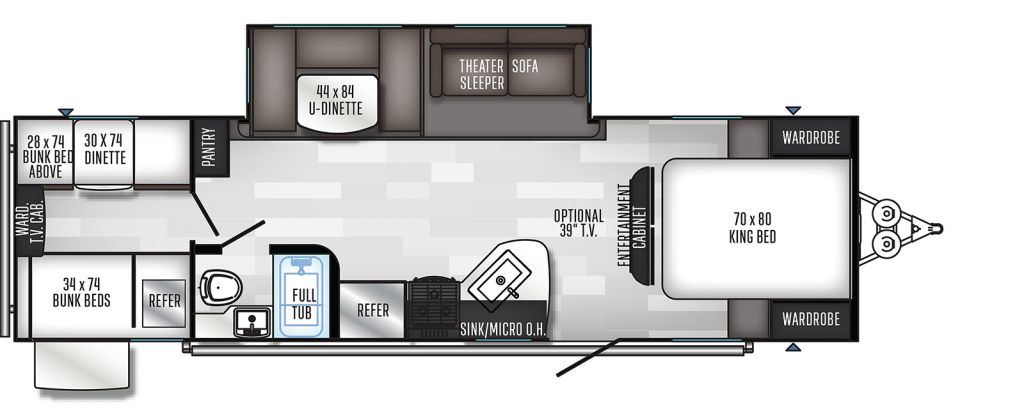 2019 Palomino solaire 292qbsk