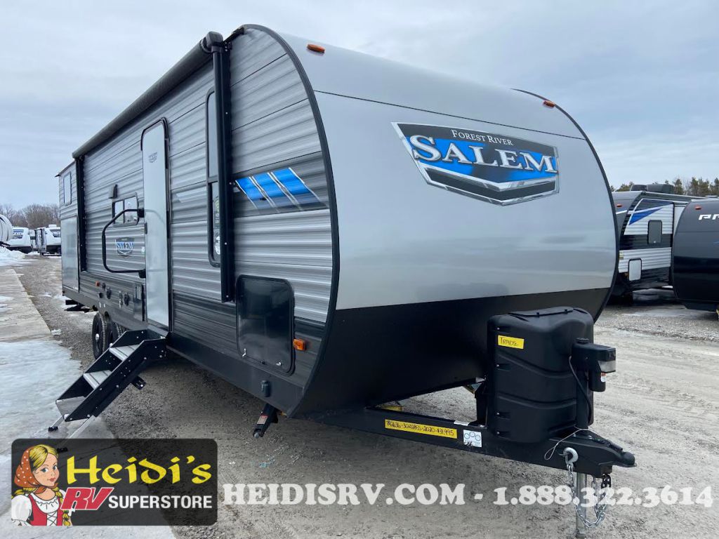 2020 FOREST RIVER SALEM 30KQBSS (TRIPLE BUNKS, OUTSIDE KITCHEN)