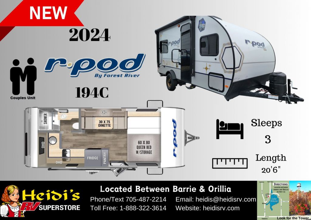 2024 FOREST RIVER RPOD 194C (REAR KITCHEN*)