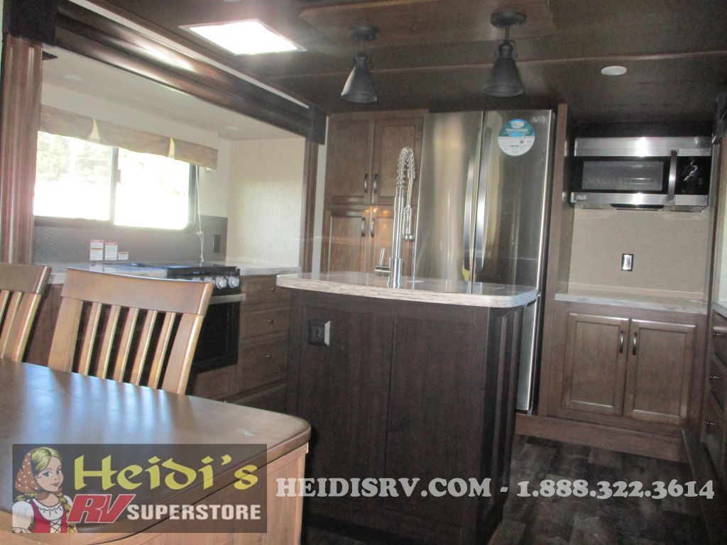 NEW 2018 SIERRA FOREST RIVER 38FKOK - FRONT KITCHEN, OUTSIDE KITCHEN