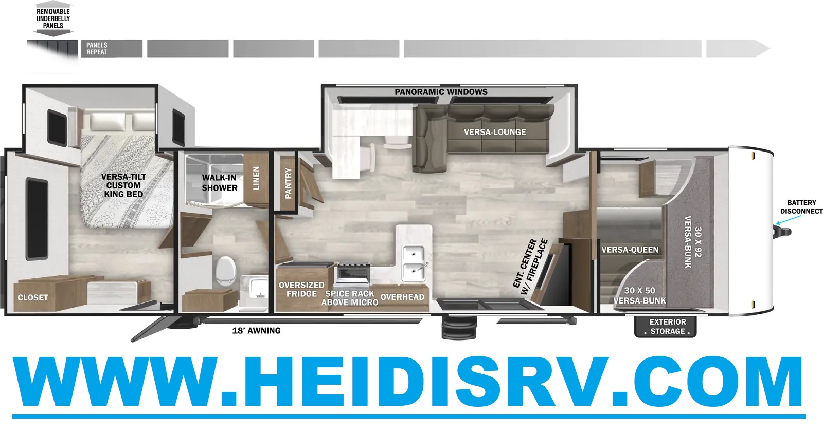 NEW 2025 FOREST RIVER SALEM 36VBDS (TRIPLE BUNKS) TRAVEL TRAILER Oro Medonte RVHotline RV Trader