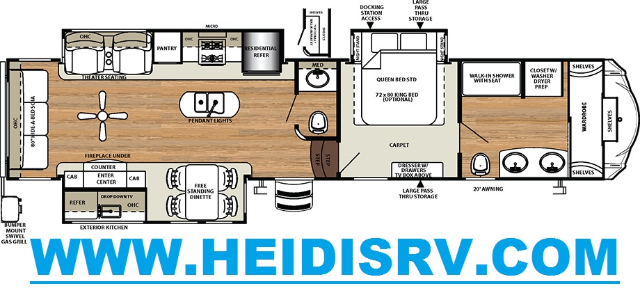 2019 Sierra Forest River 378fb 1 1 2 Baths Outside